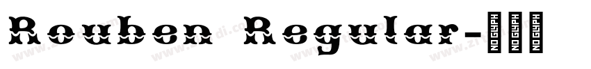 Rouben Regular字体转换